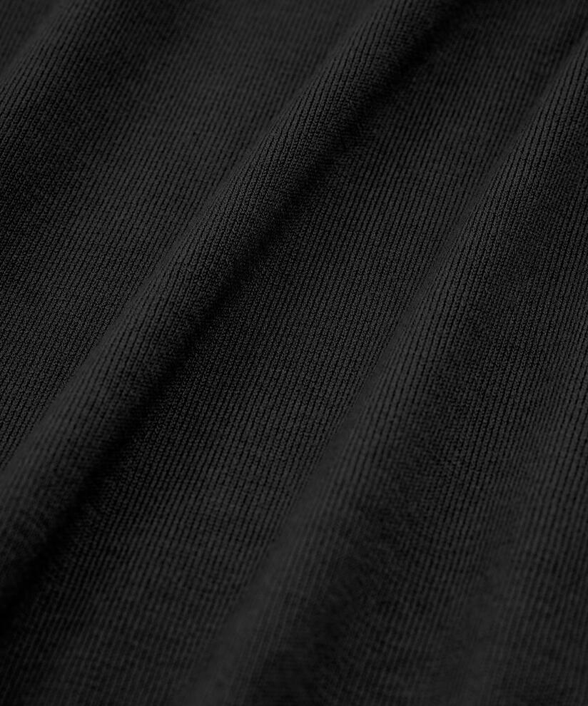 Weiches Strickkleid mit Rundhalsausschnitt, Black