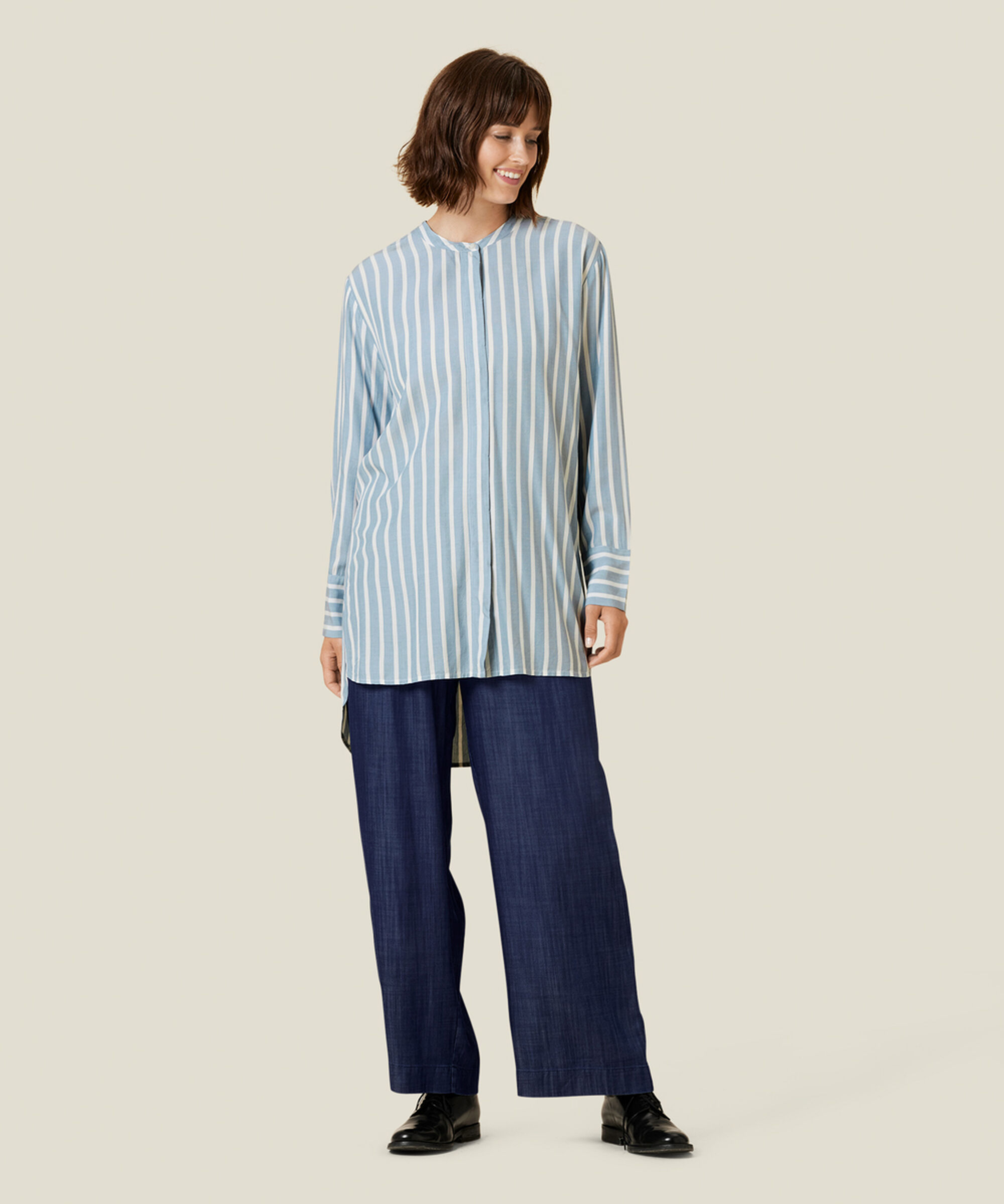 ISLEY HEMDBLUSE, Faded Denim