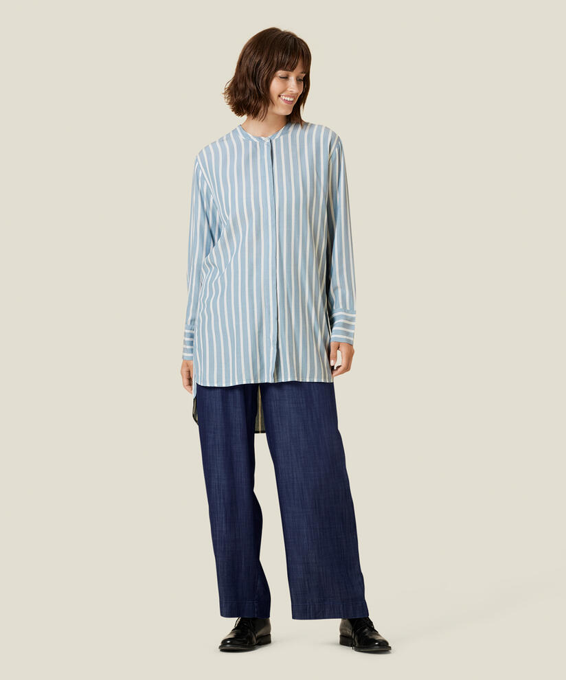 ISLEY HEMDBLUSE, Faded Denim