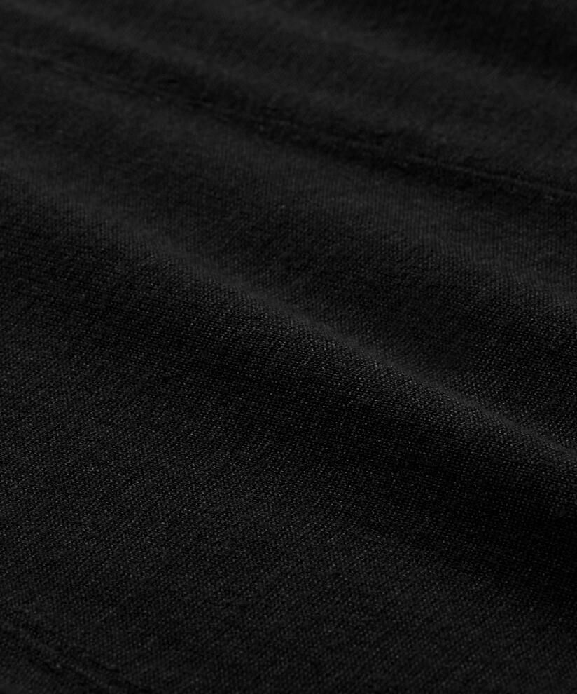 Feinstrickkleid mit 3/4 Ärmeln, Black