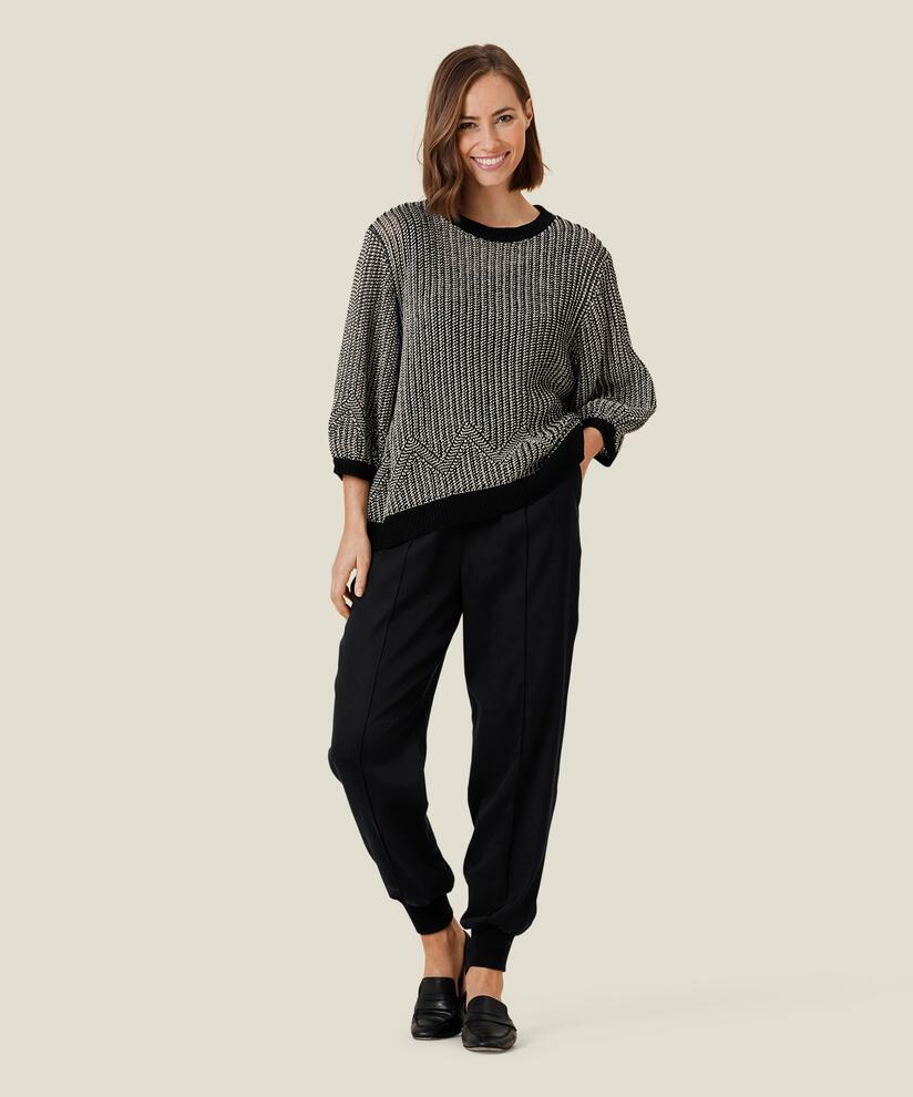 FLEURINE PULLOVER, Black