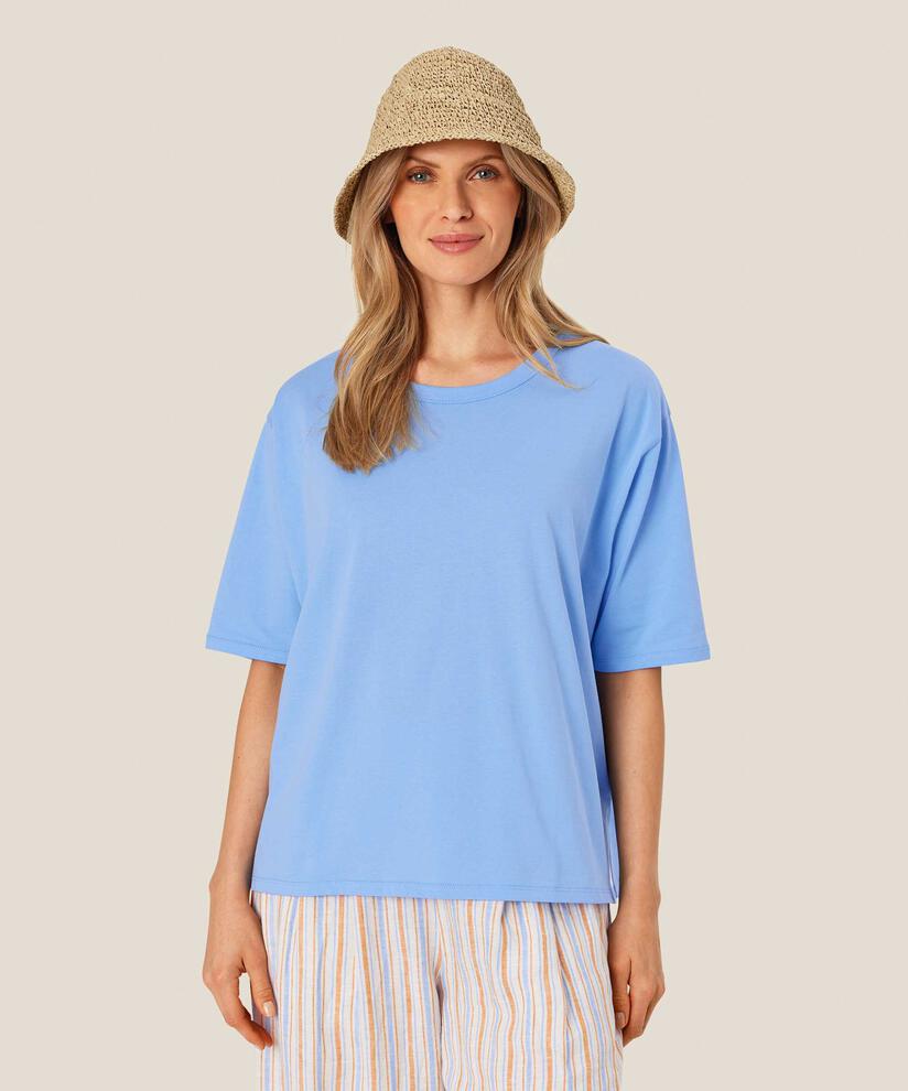 Strohhut mit Krempe, Natural