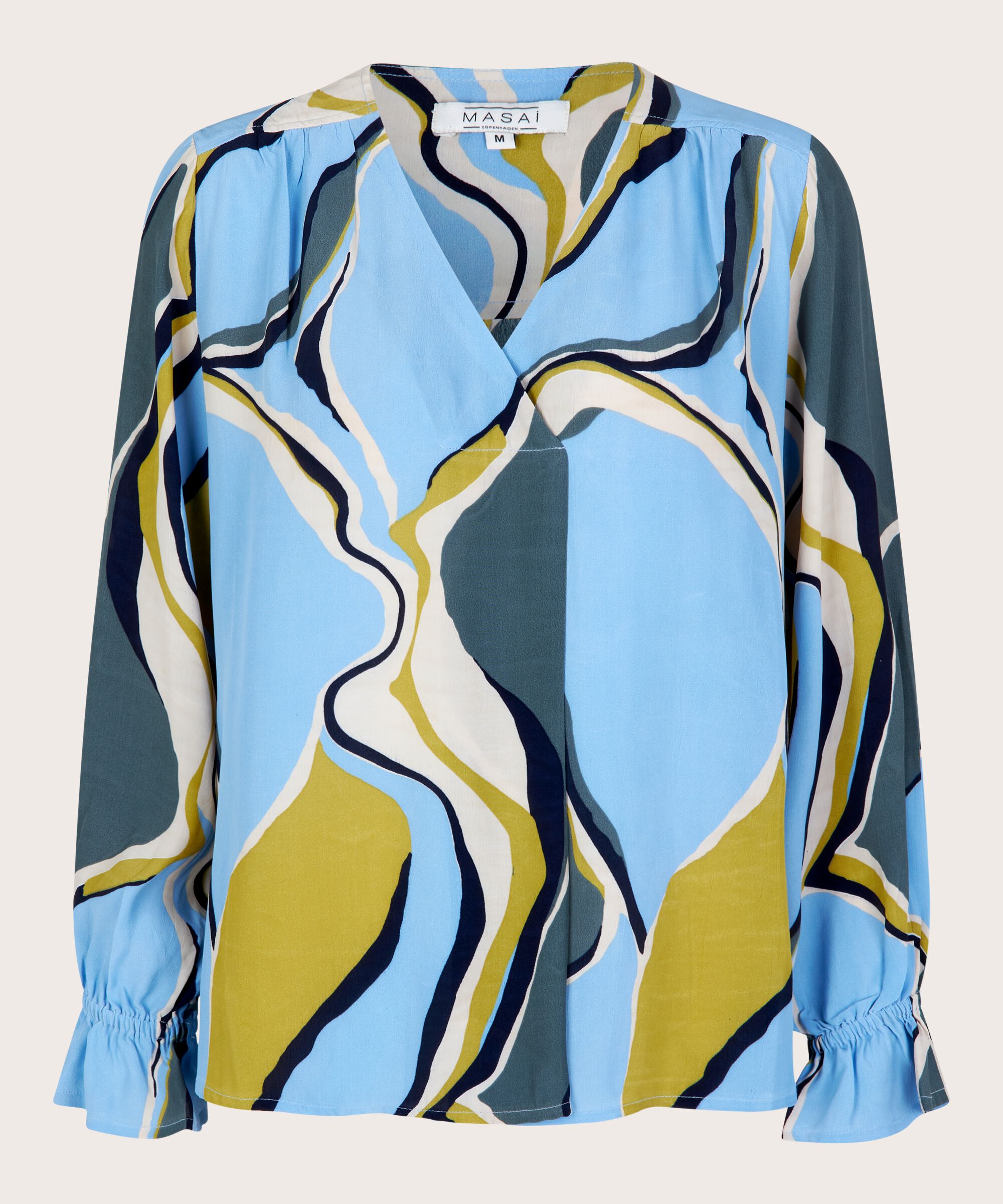 Viskosebluse mit V-Ausschnitt, Oasis