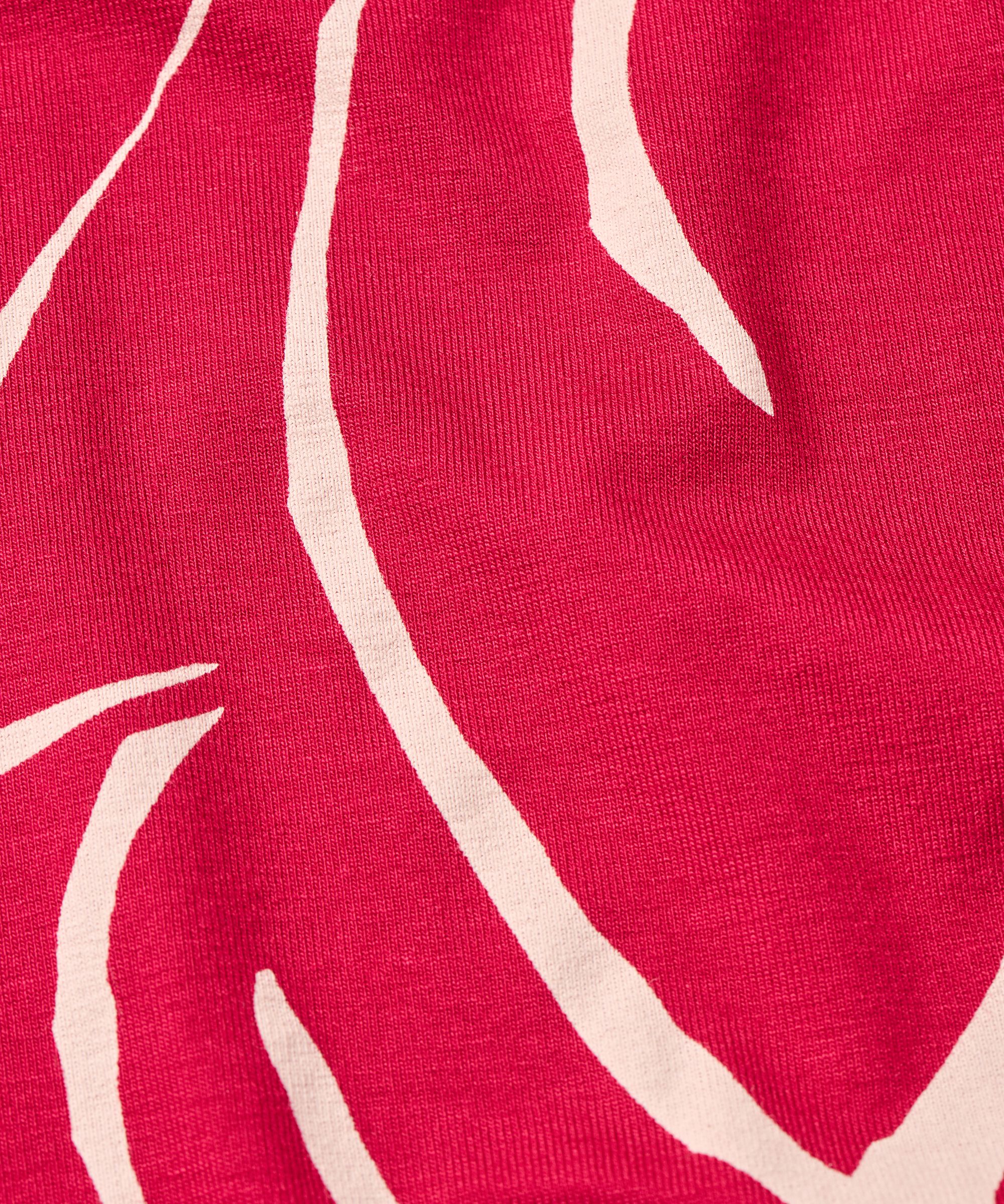 ärmelloses Tulpenkleid mit Eingrifftaschen, Persian Red