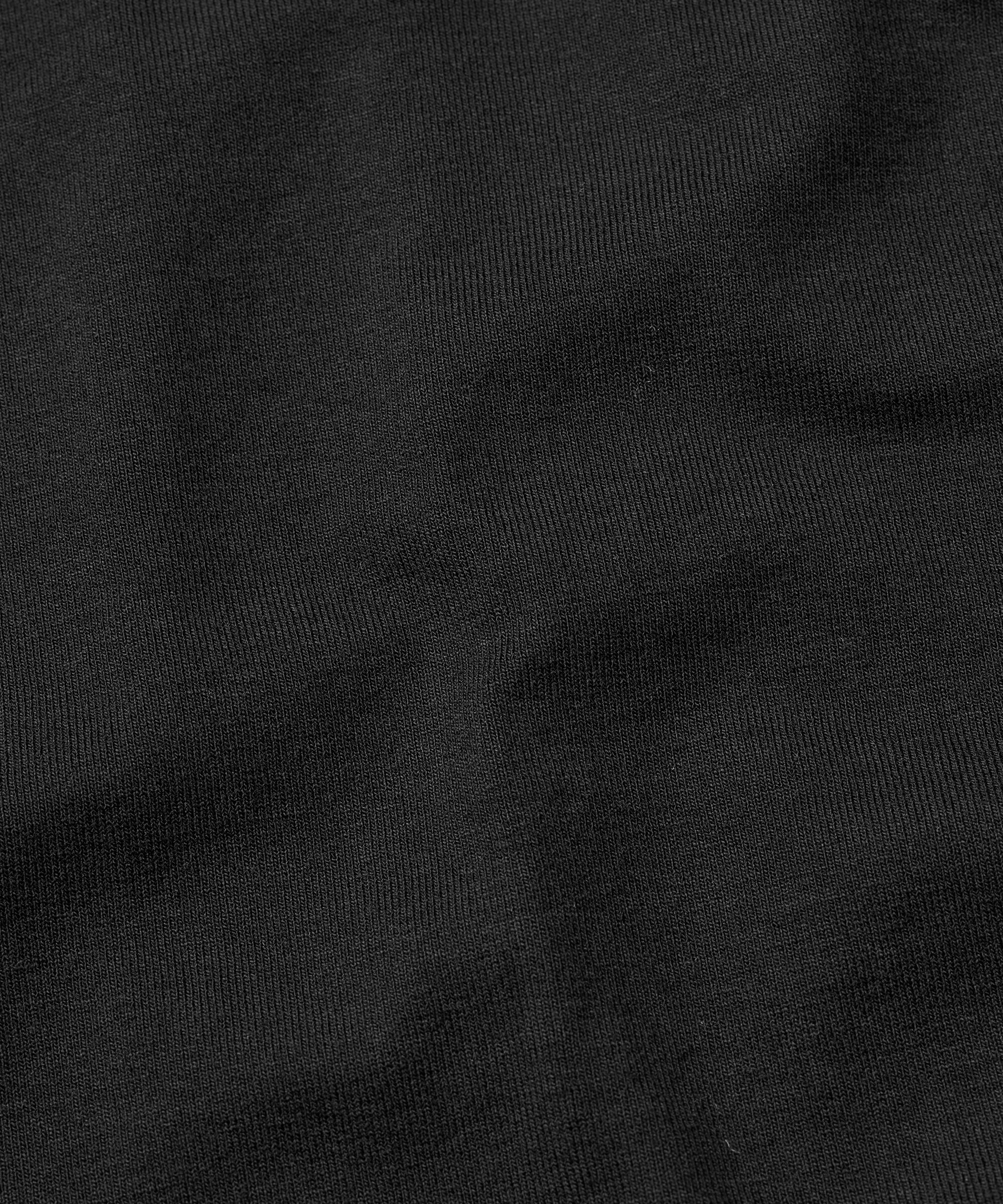 langärmliges Jerseykleid mit hohem Halsausschnitt, Black