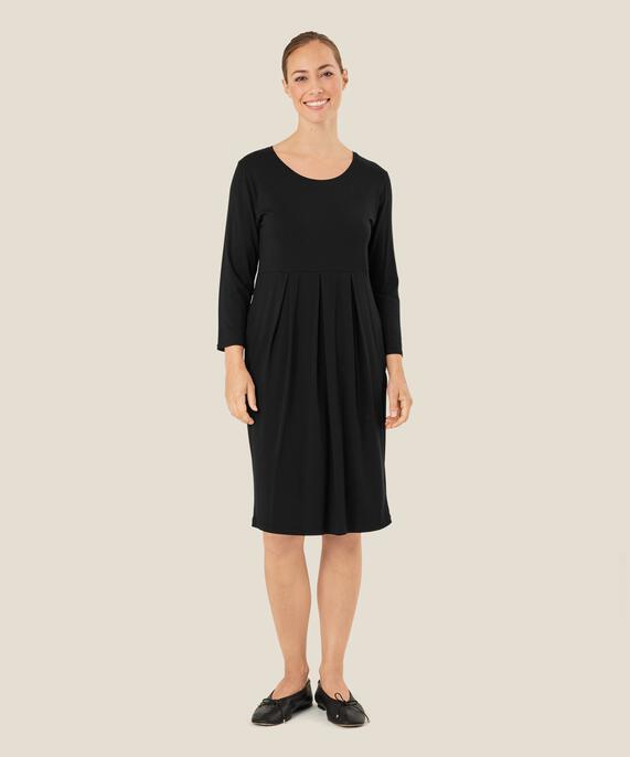 Tulpenkleid aus Jersey, Black