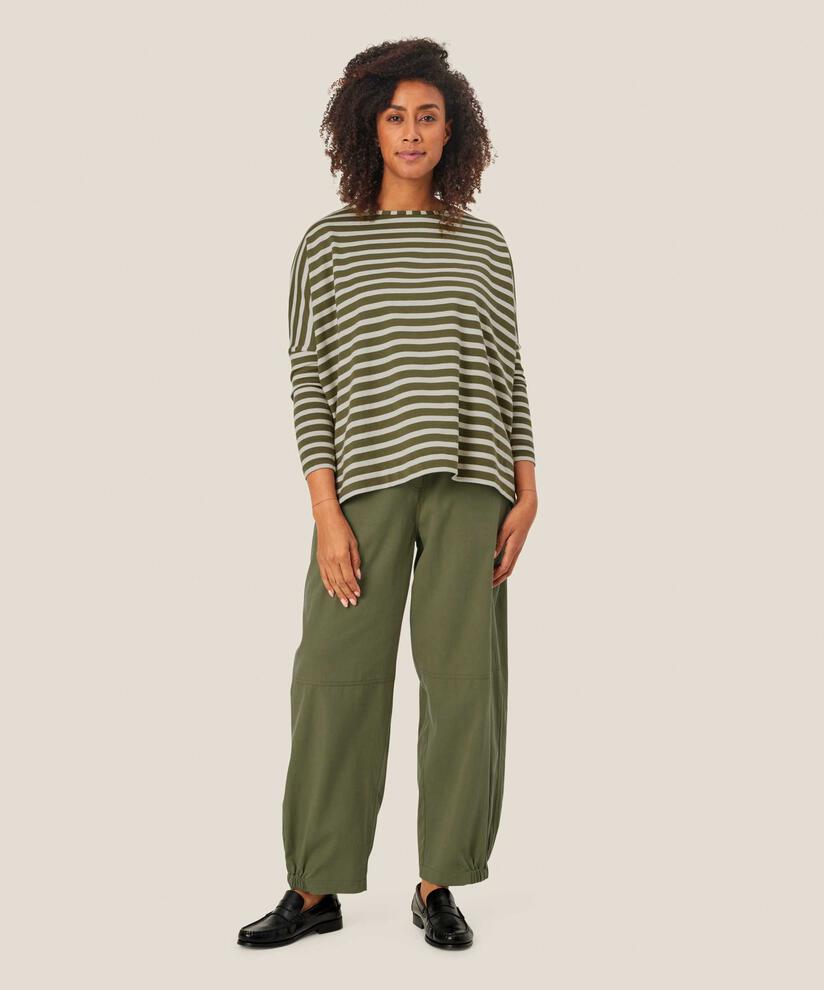 Cargohose in weicher Baumwollqualität, D. Lichen Green