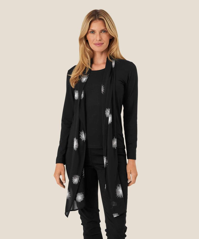 Tuch aus Viskose, Black