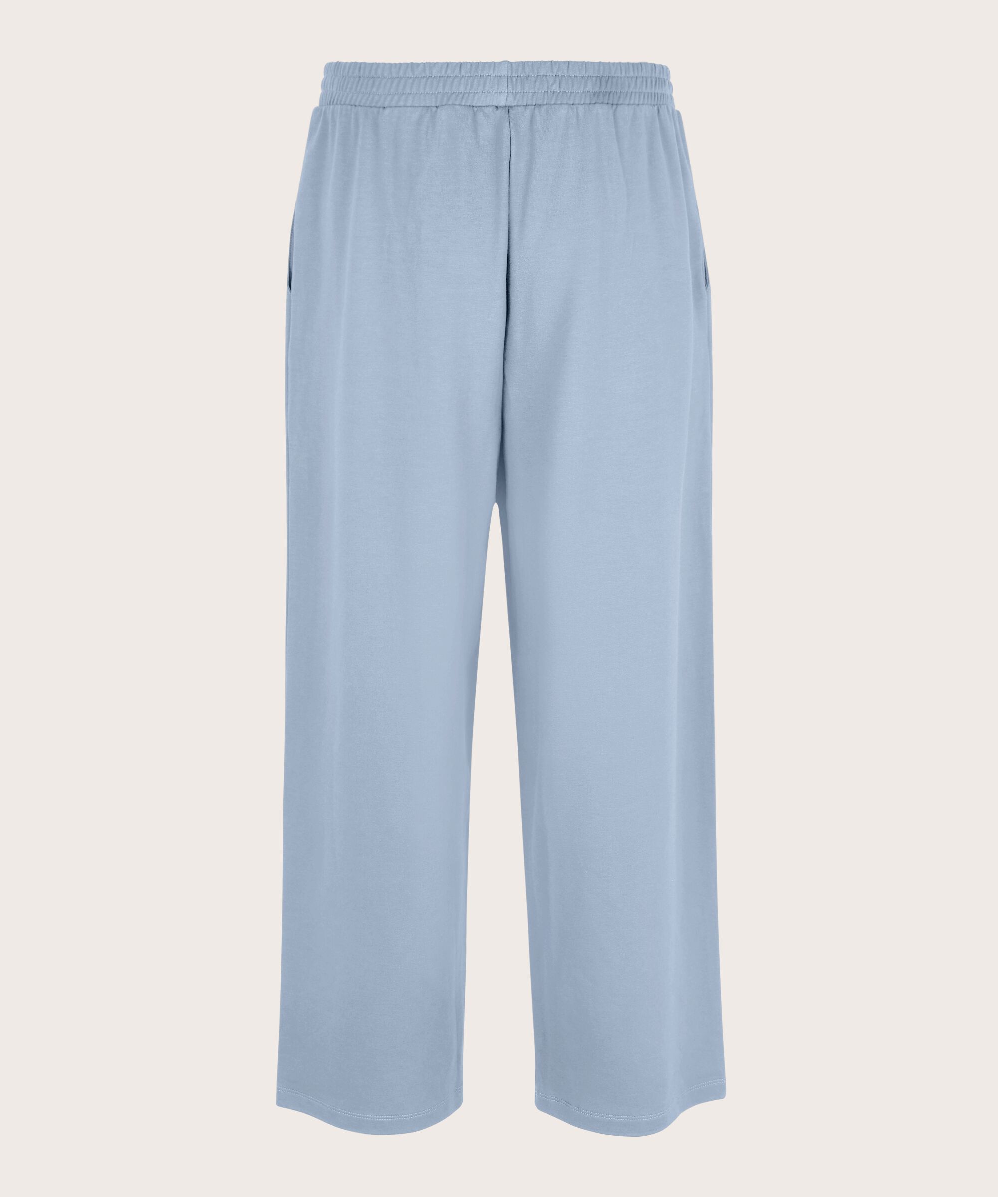 Jerseyhose mit Falten vorne, Blue Fog