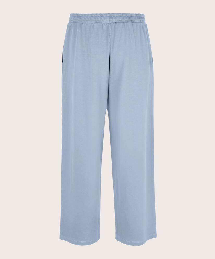 Jerseyhose mit Falten vorne, Blue Fog