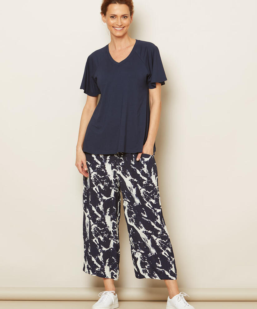 DAVINIA TOP, Navy Blazer