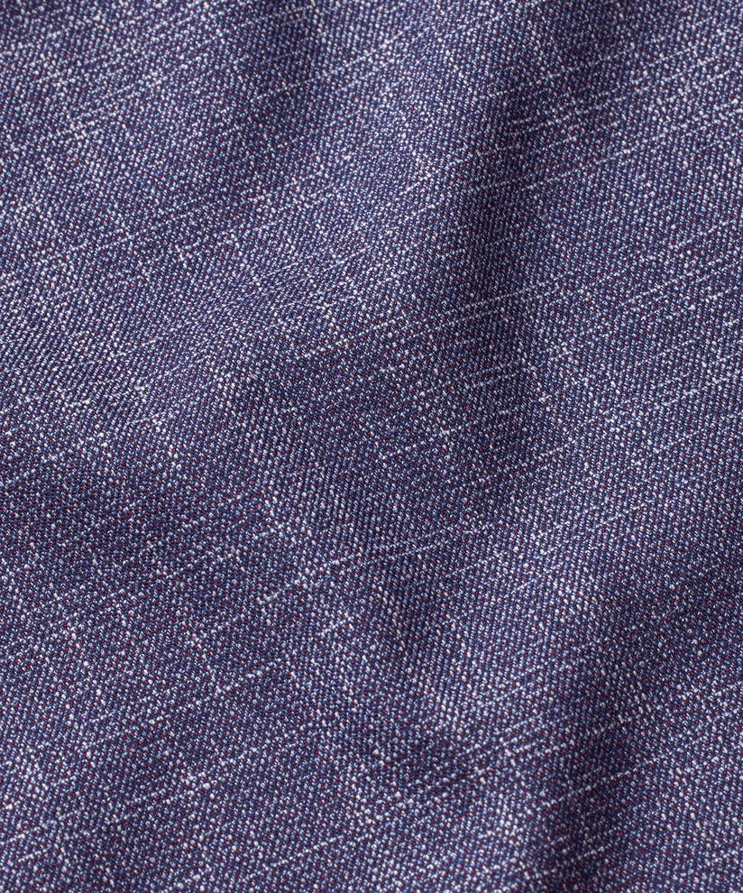 Hose mit Eingrifftaschen und Bügelfalten vorne, Navy Blazer