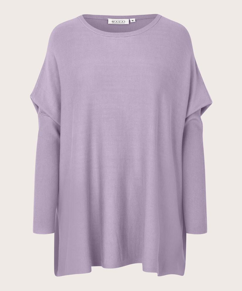Oversize-pullover Mit Schmalen Ärmeln, Wisteria
