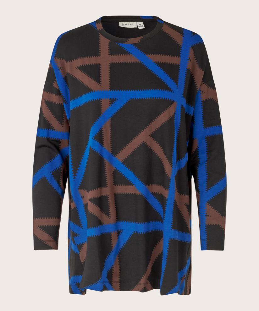 Jersey-Tunika mit Aufdruck, Surf the web