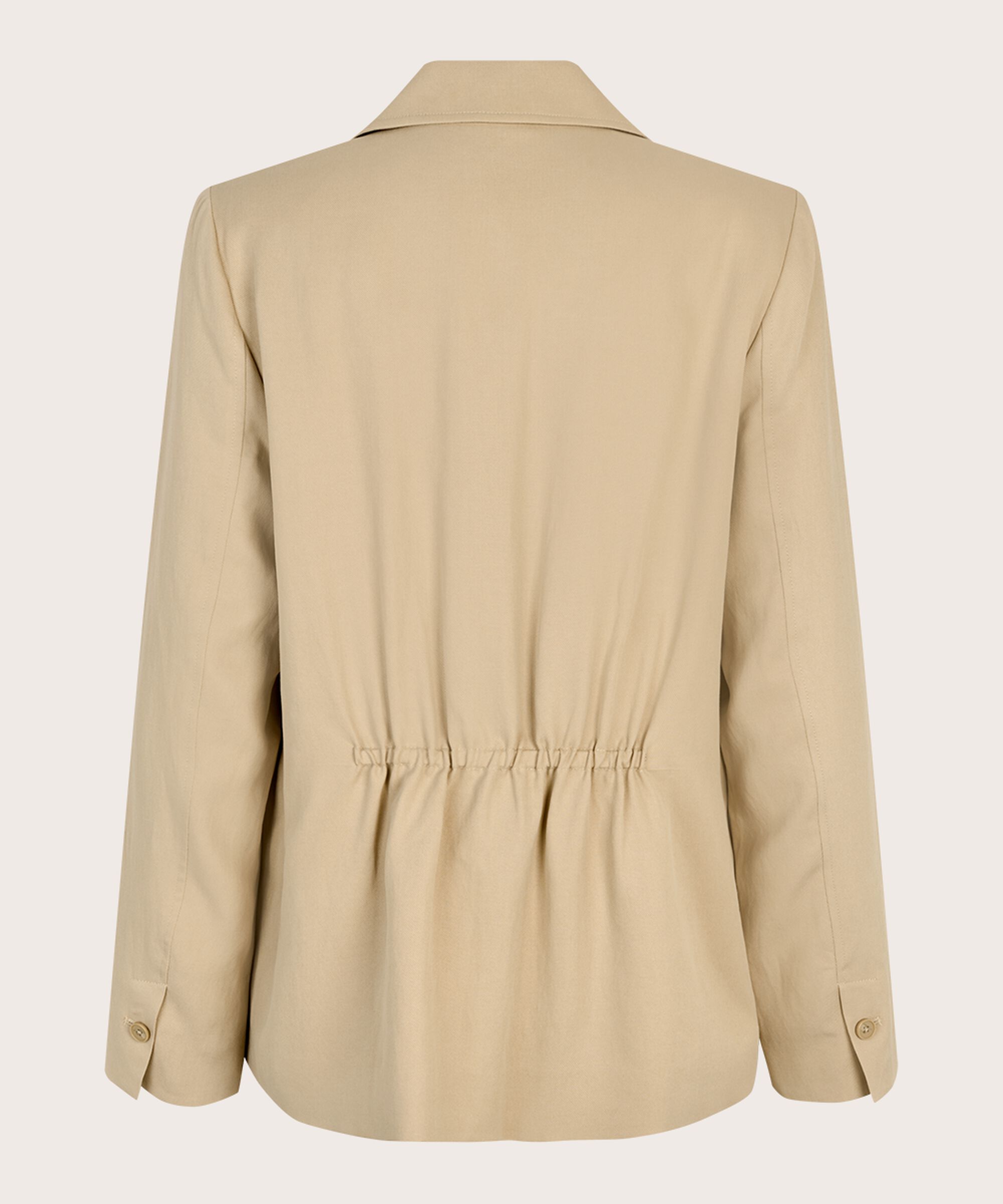 Blazer mit Gummizug auf der Rückseite, Safari