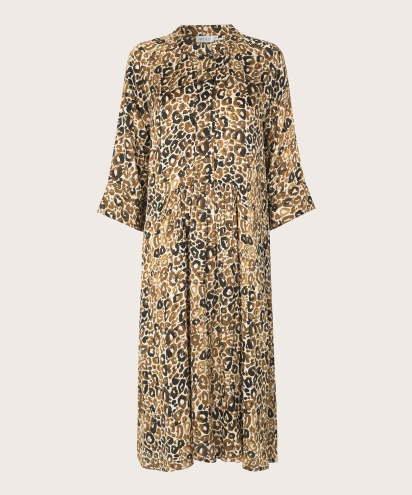 VISKOSEKLEID MIT DREVIERTELÄRMELN, Plantation