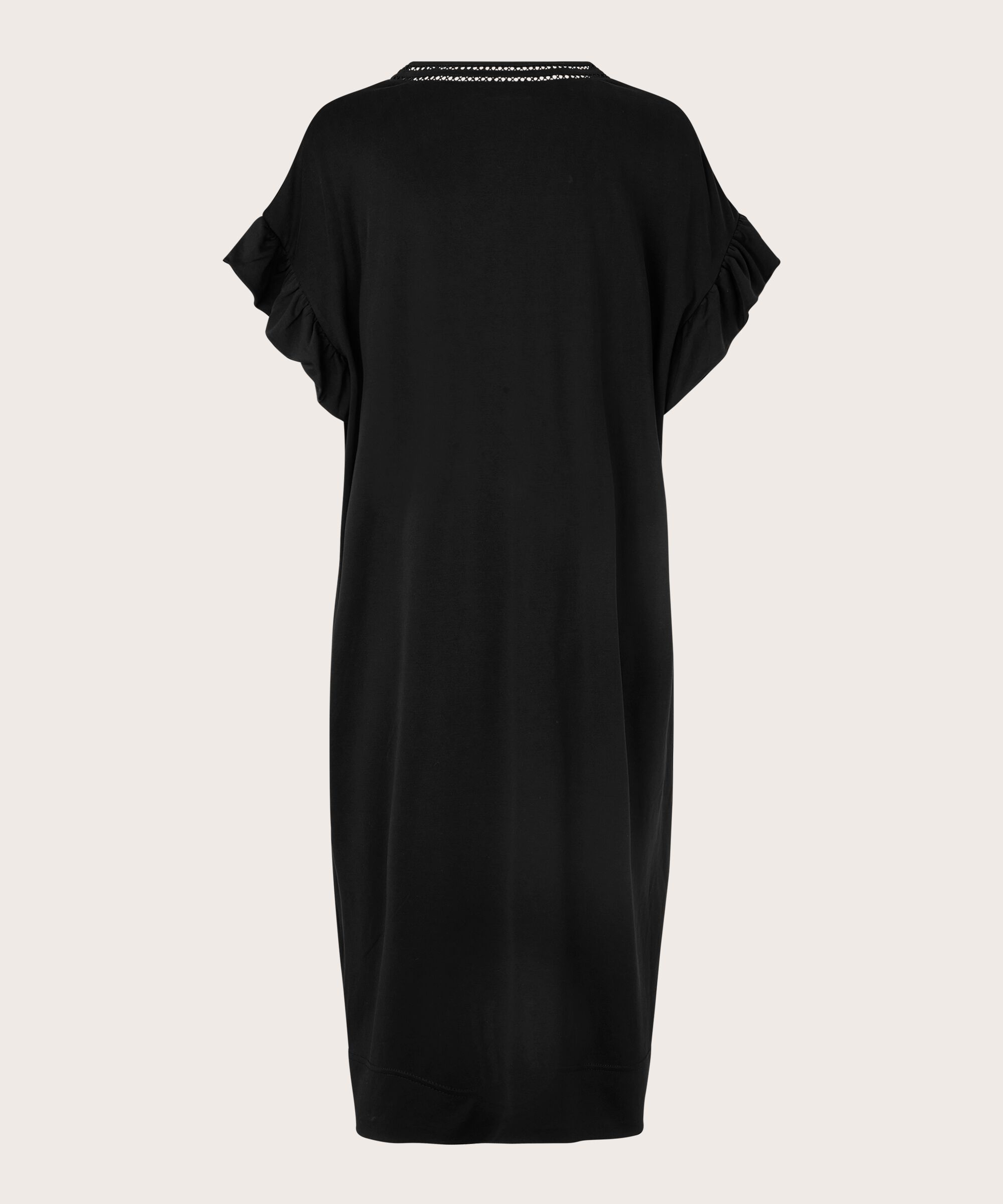 NYSAMA JERSEY KLEID, Black