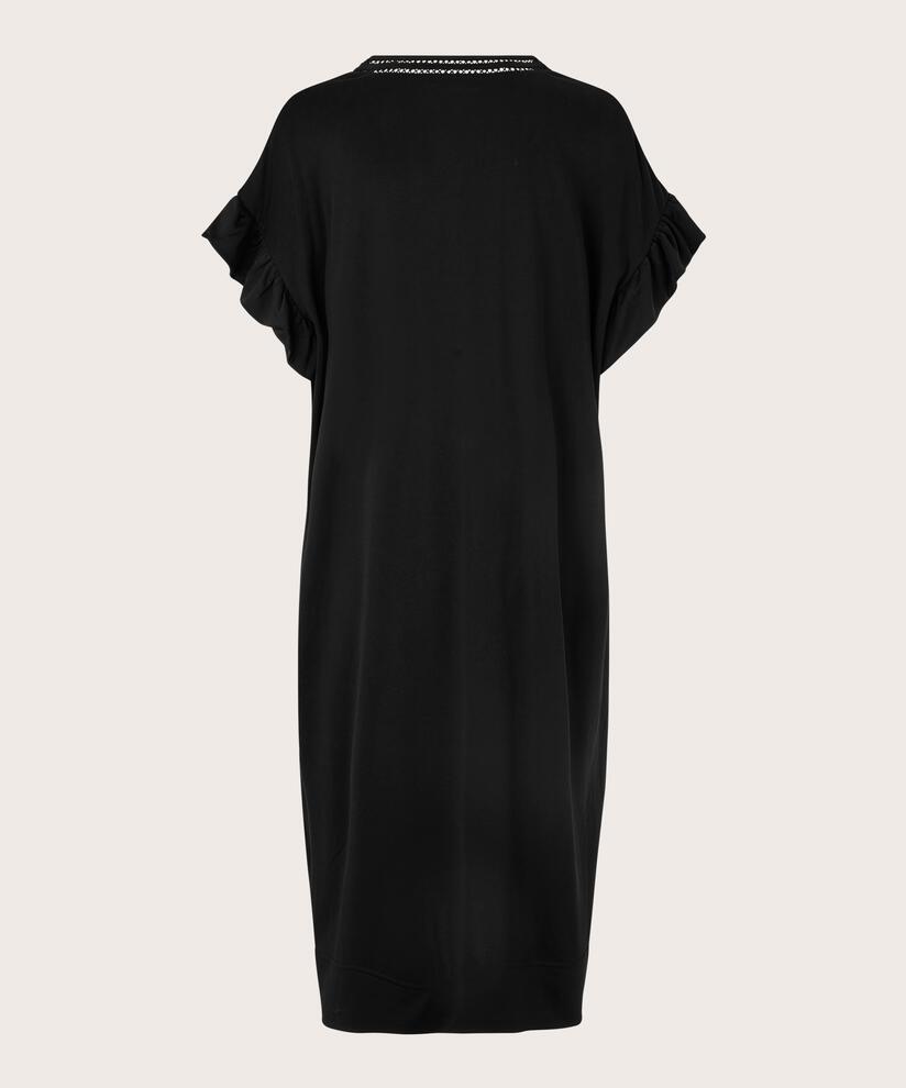 NYSAMA JERSEY KLEID, Black