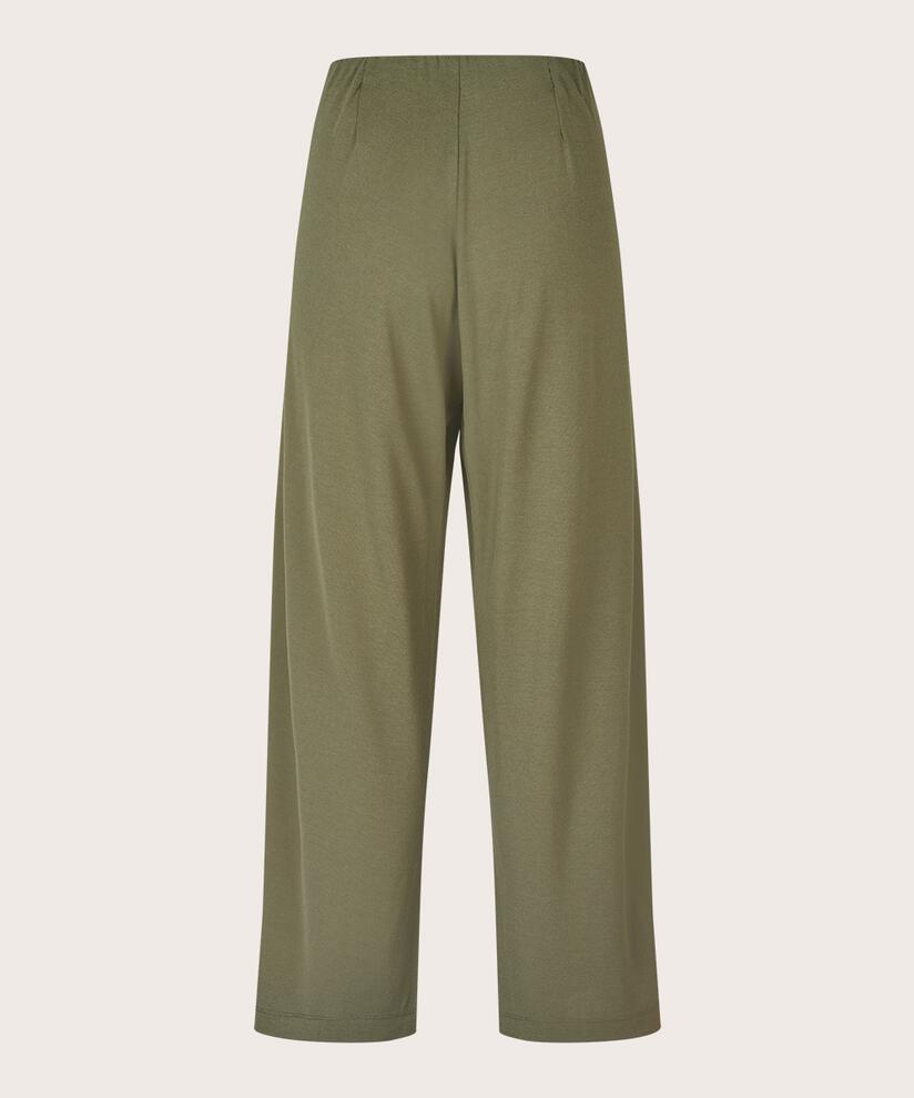 Jerseyhose mit elastischem Bund, D. Lichen Green