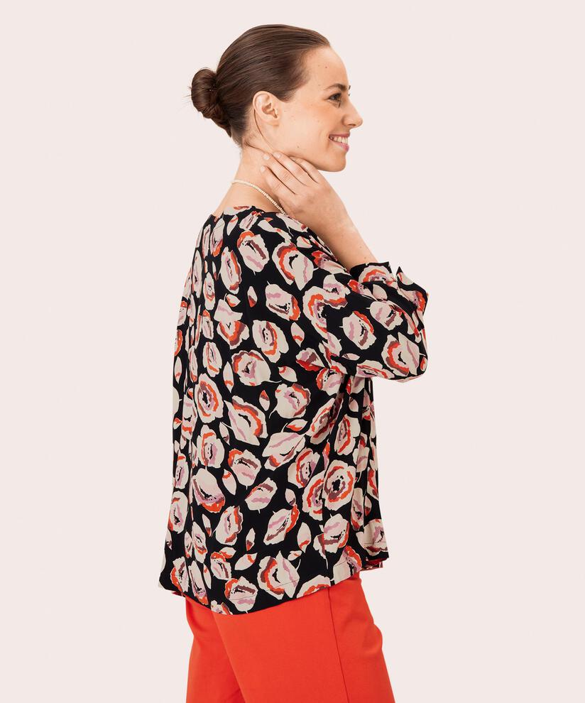 Becca Bluse, Red Clay