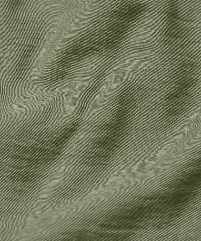Langarmhemd aus leicht glänzender Viskose, Four Clover
