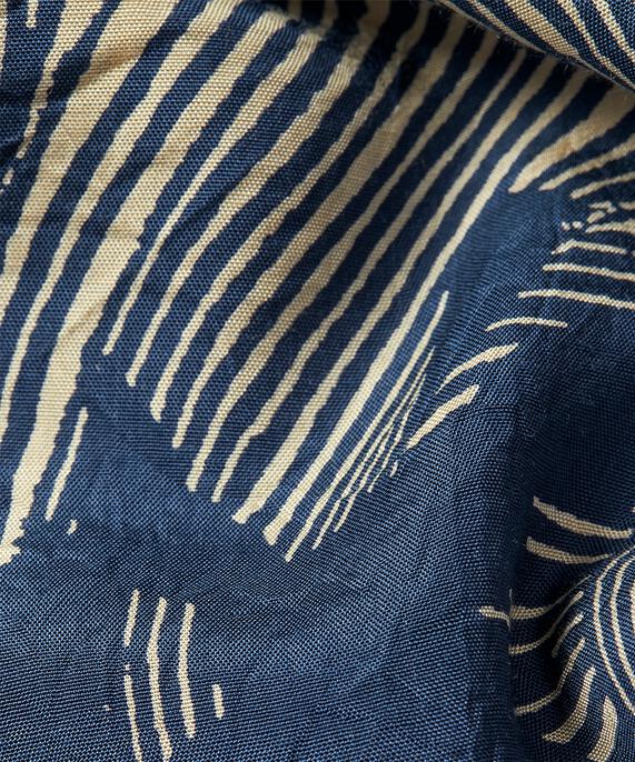 Bedruckte Viskosebluse Mit Rundhalsausschnitt, Sargasso Sea