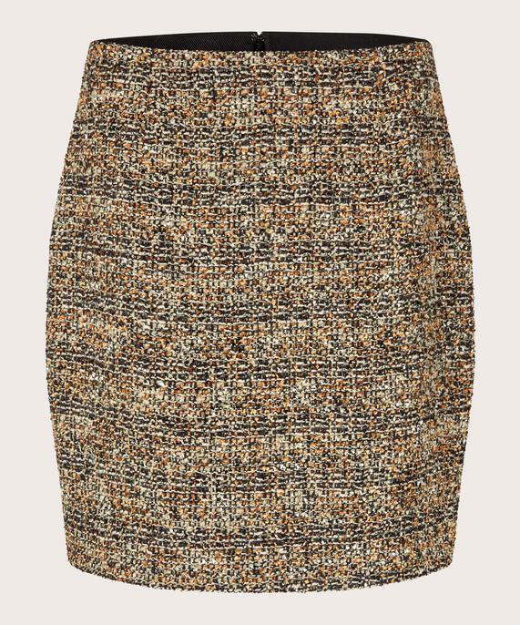 Rock in strukturierter Bouclé-Qualität, Black