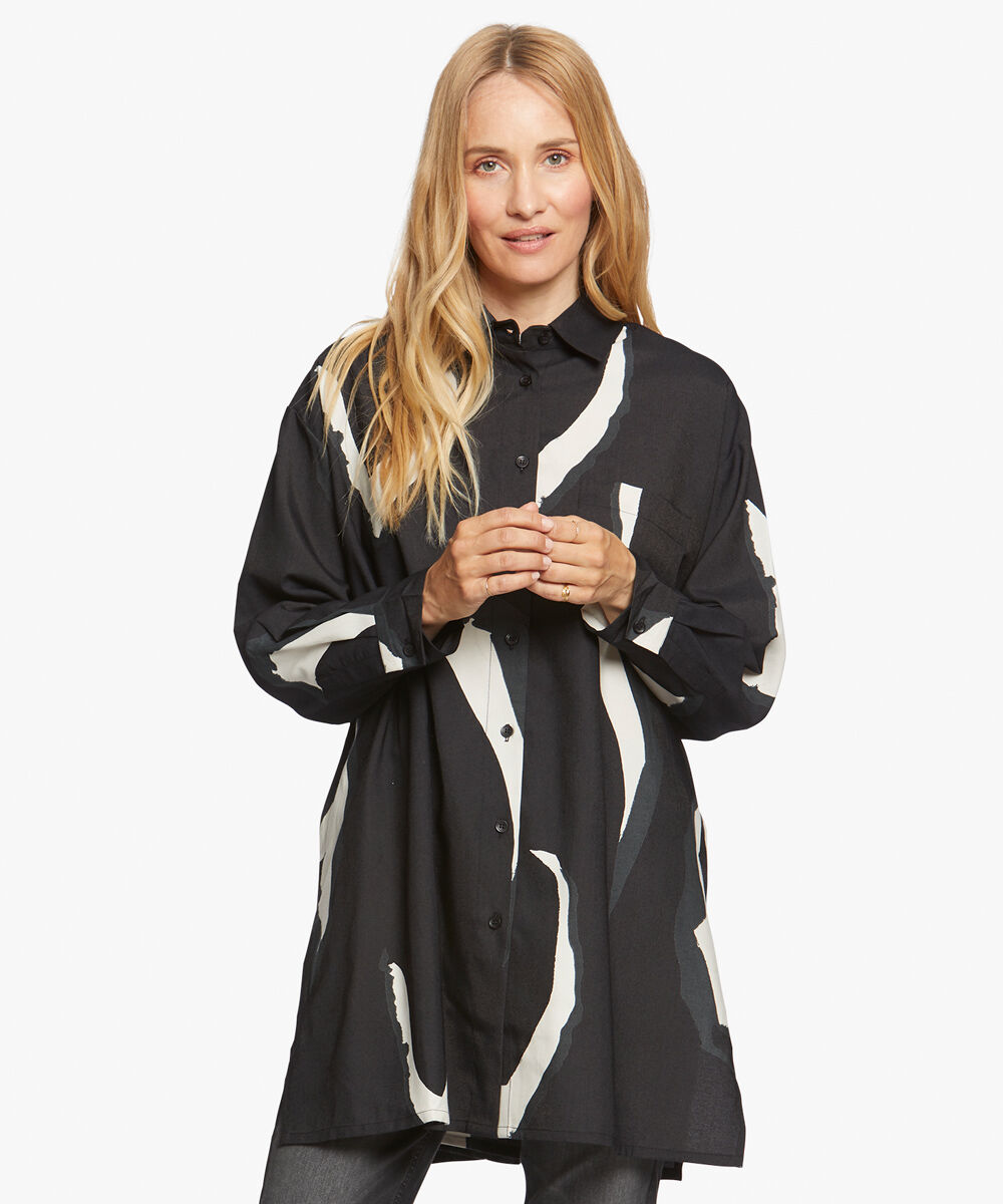 ILTA HEMDBLUSE, Black