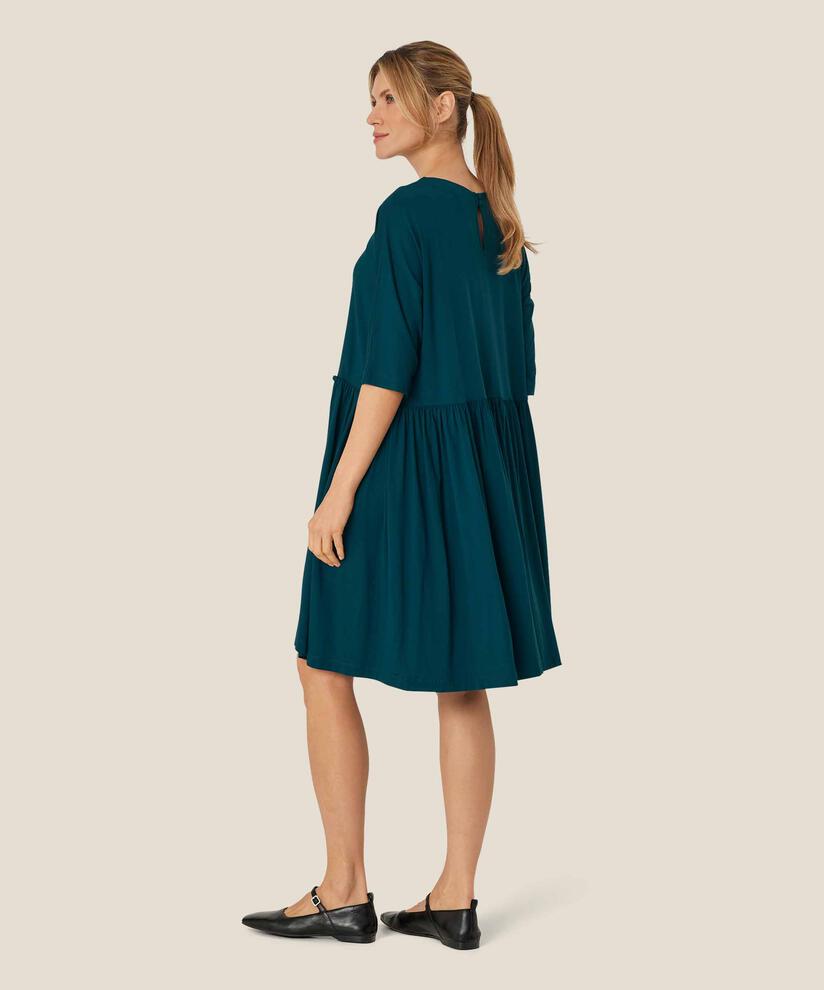 Jerseykleid mit Knopfdetail vorne, Reflect Pond