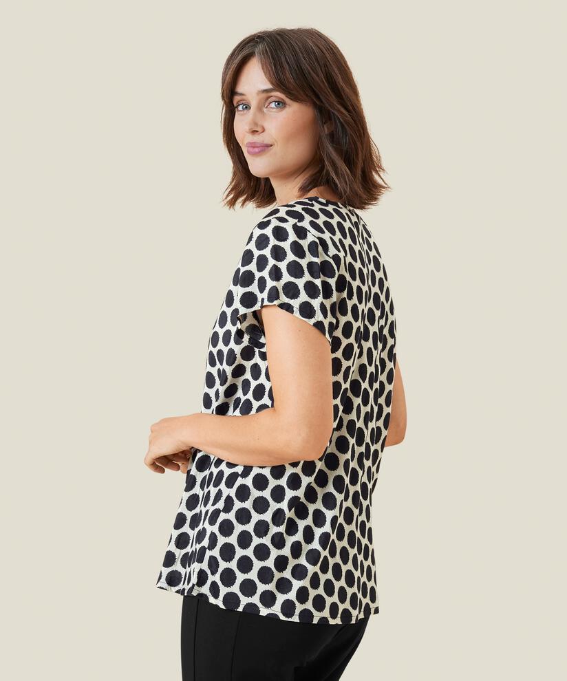 KALLO BLUSE, Black