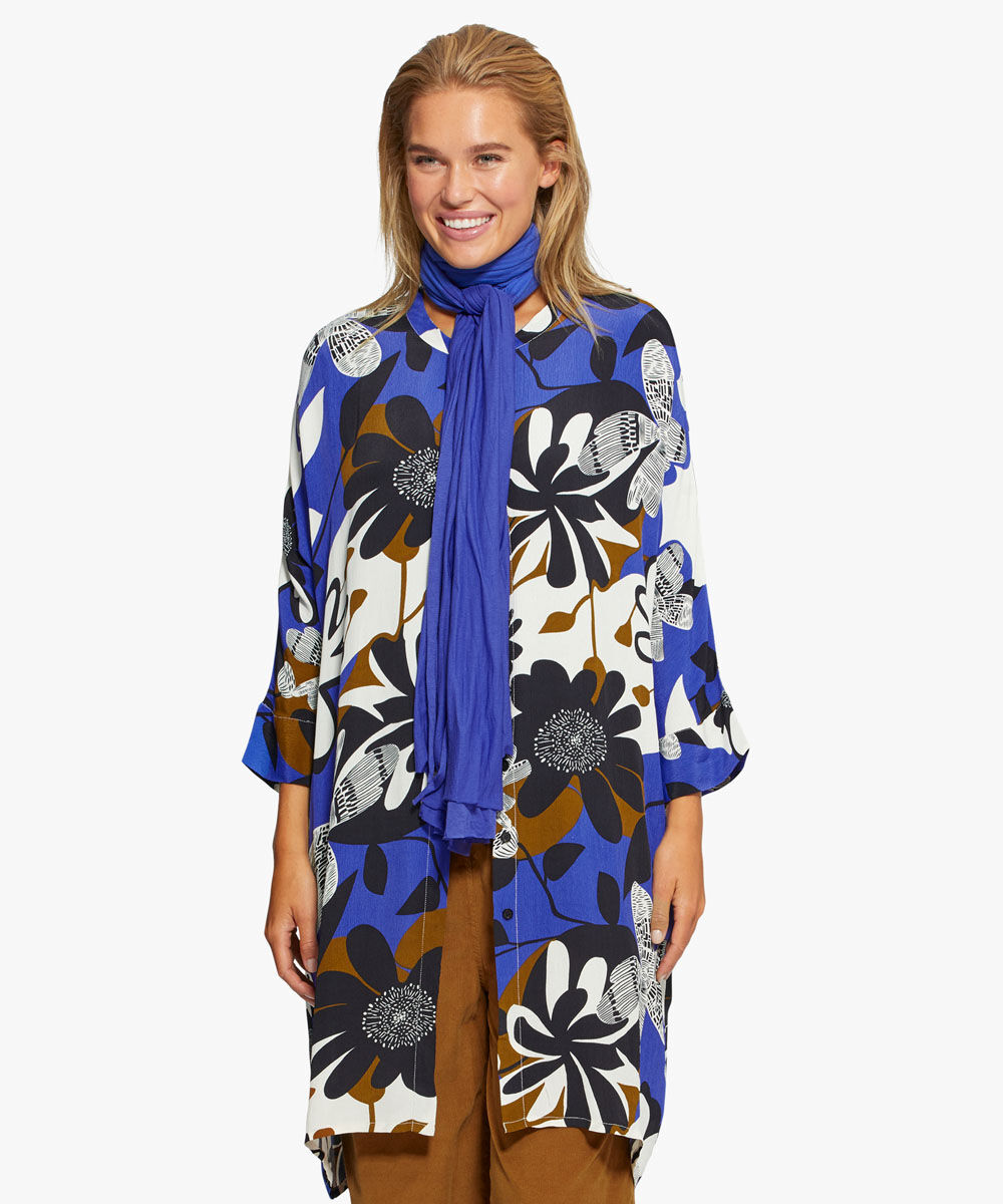 Tuch aus Modal, Clematis Blue