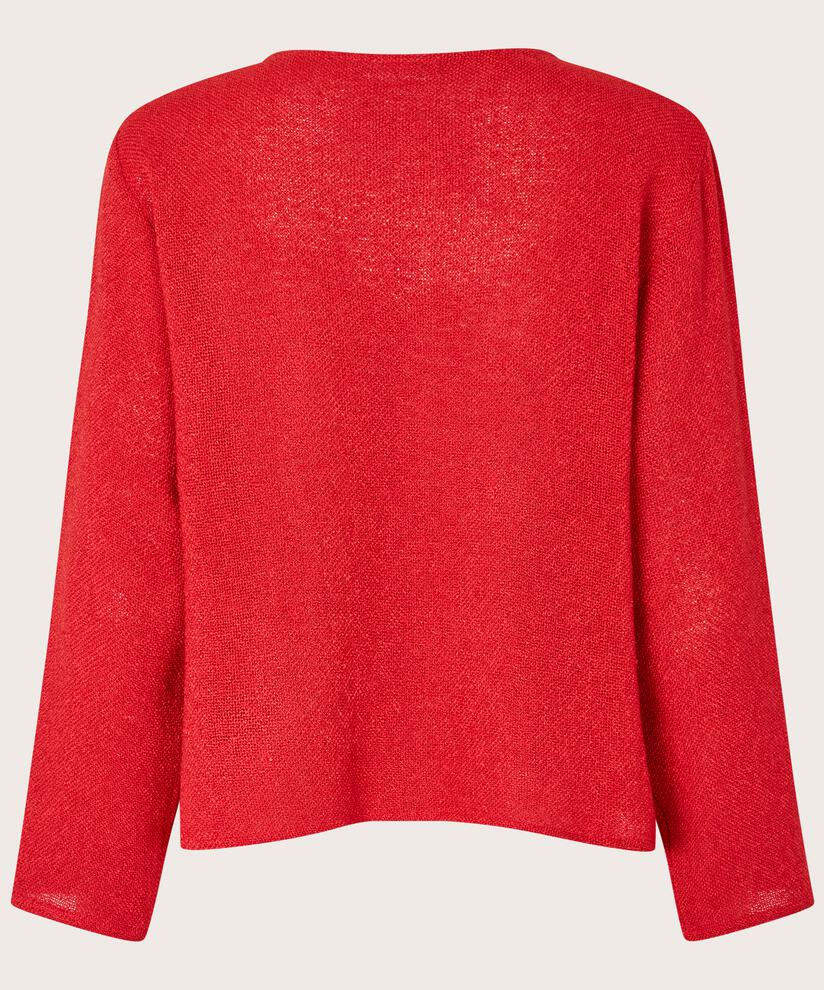 Kurze Jacke Aus Bouclé, Scarlet Sage