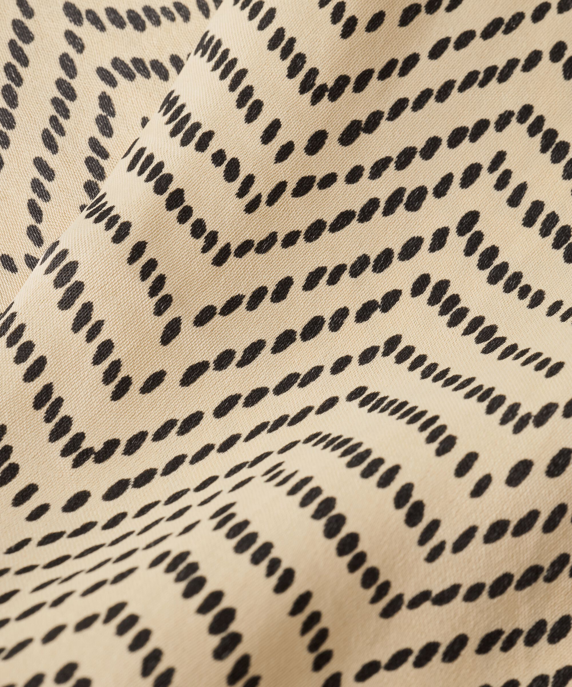 Bedruckte Hose aus Viskose mit elastischem Bund, Fog