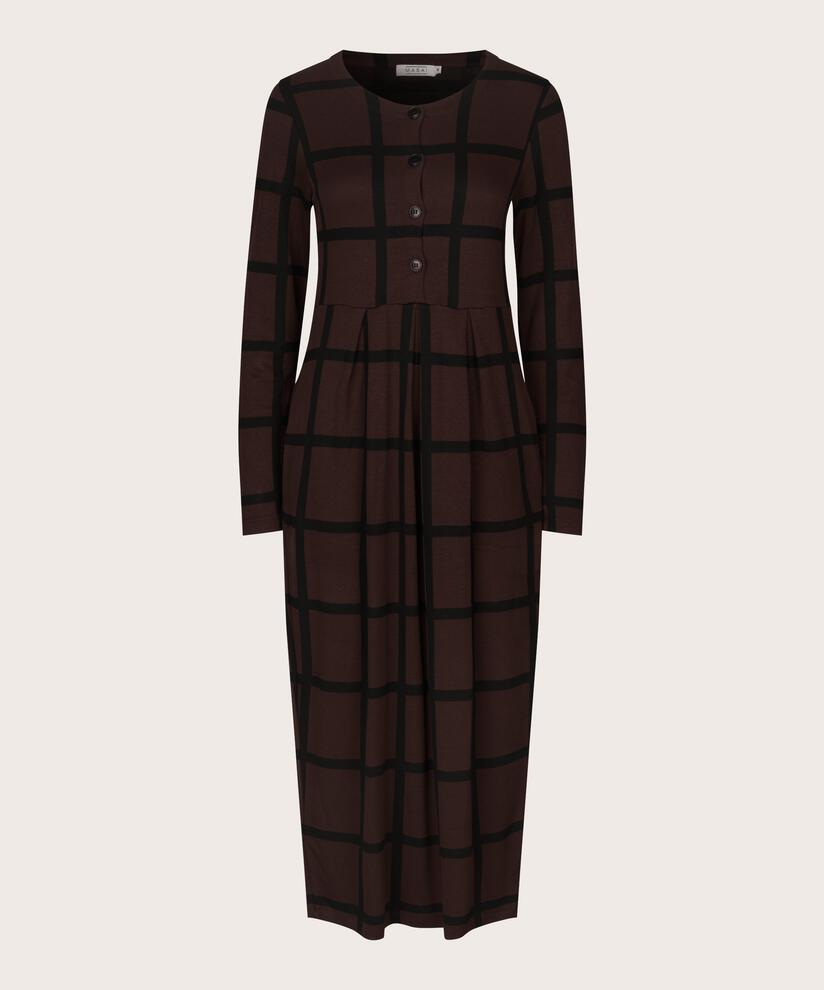 Nilana JERSEY Kleid, Coffee Bean, hi-res
