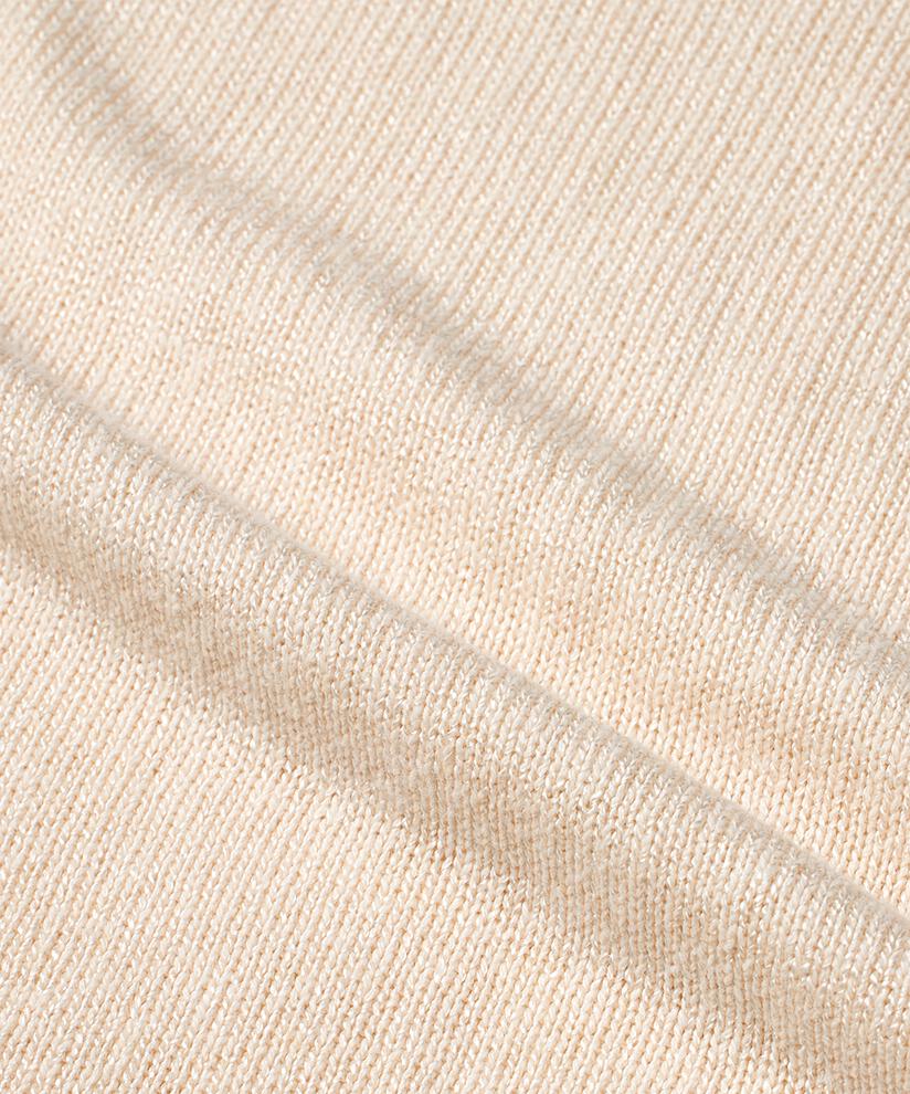 Feinstrickpullover im Leinenmix, Whitecap