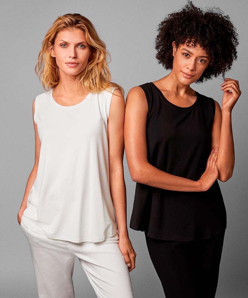 Elisa JERSEY Top, Cream, hi-res