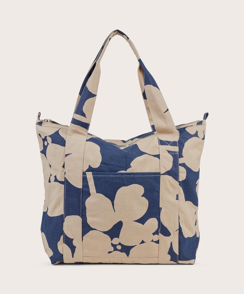 Canvas-Shopper mit Reißverschluss, Pure Cashmere