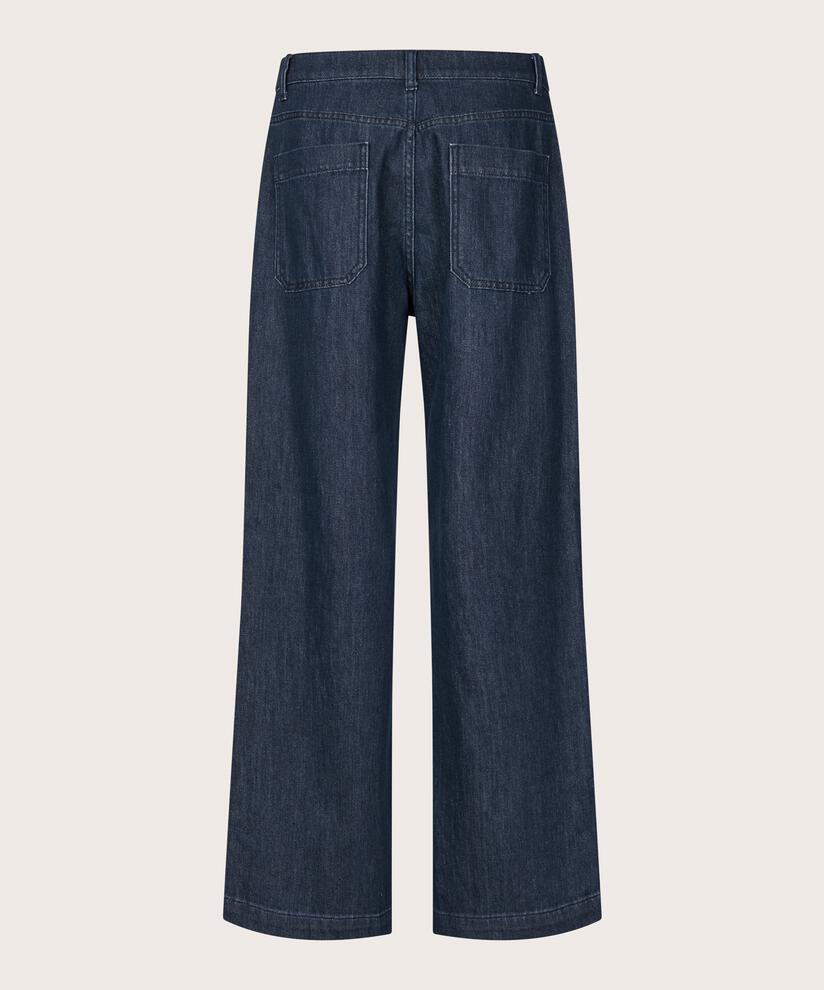 weiche Jeanshose mit Glitzer, Dark Denim