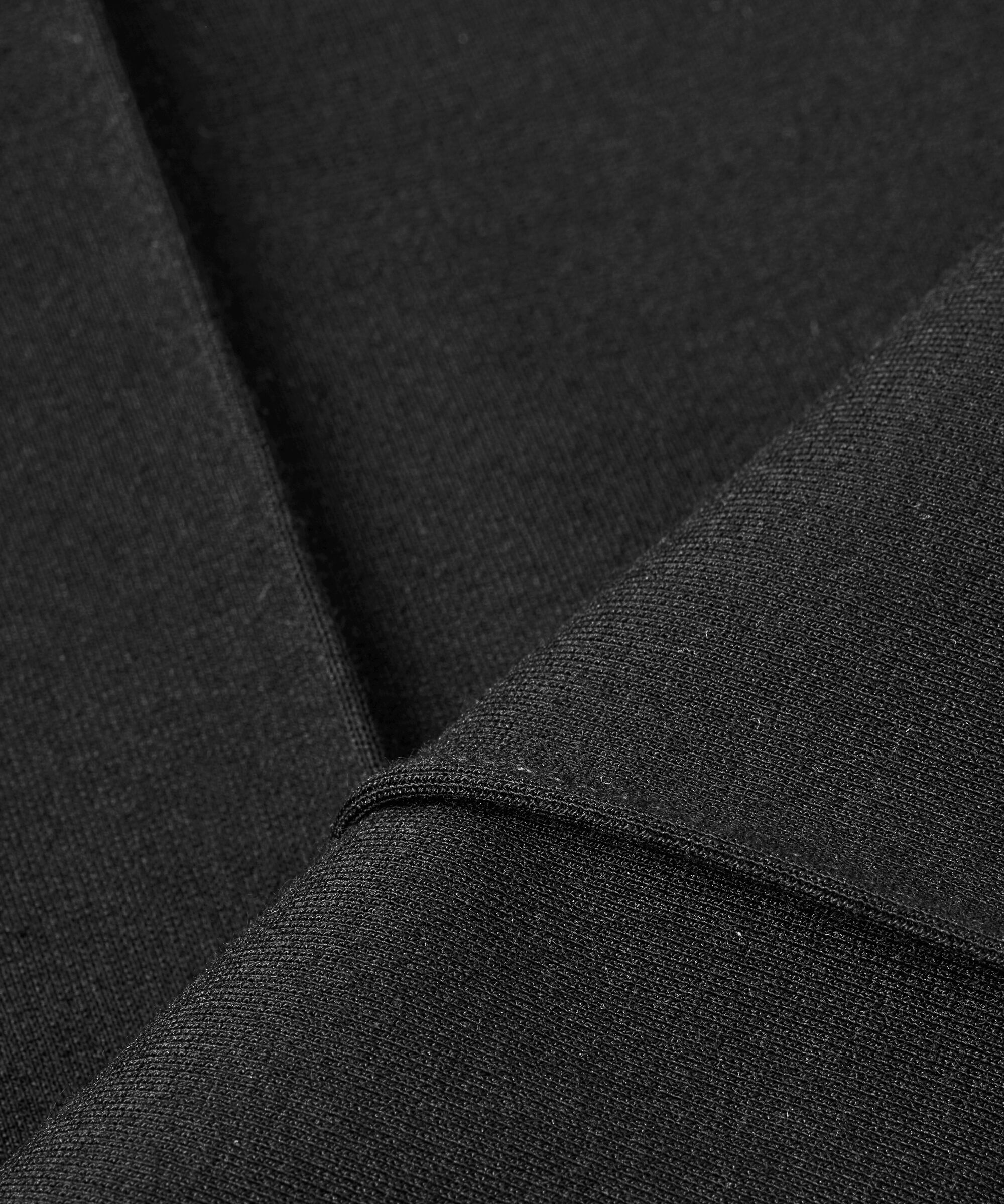 Jerseyhose Mit Aufgenähten Bügelfalten, Black