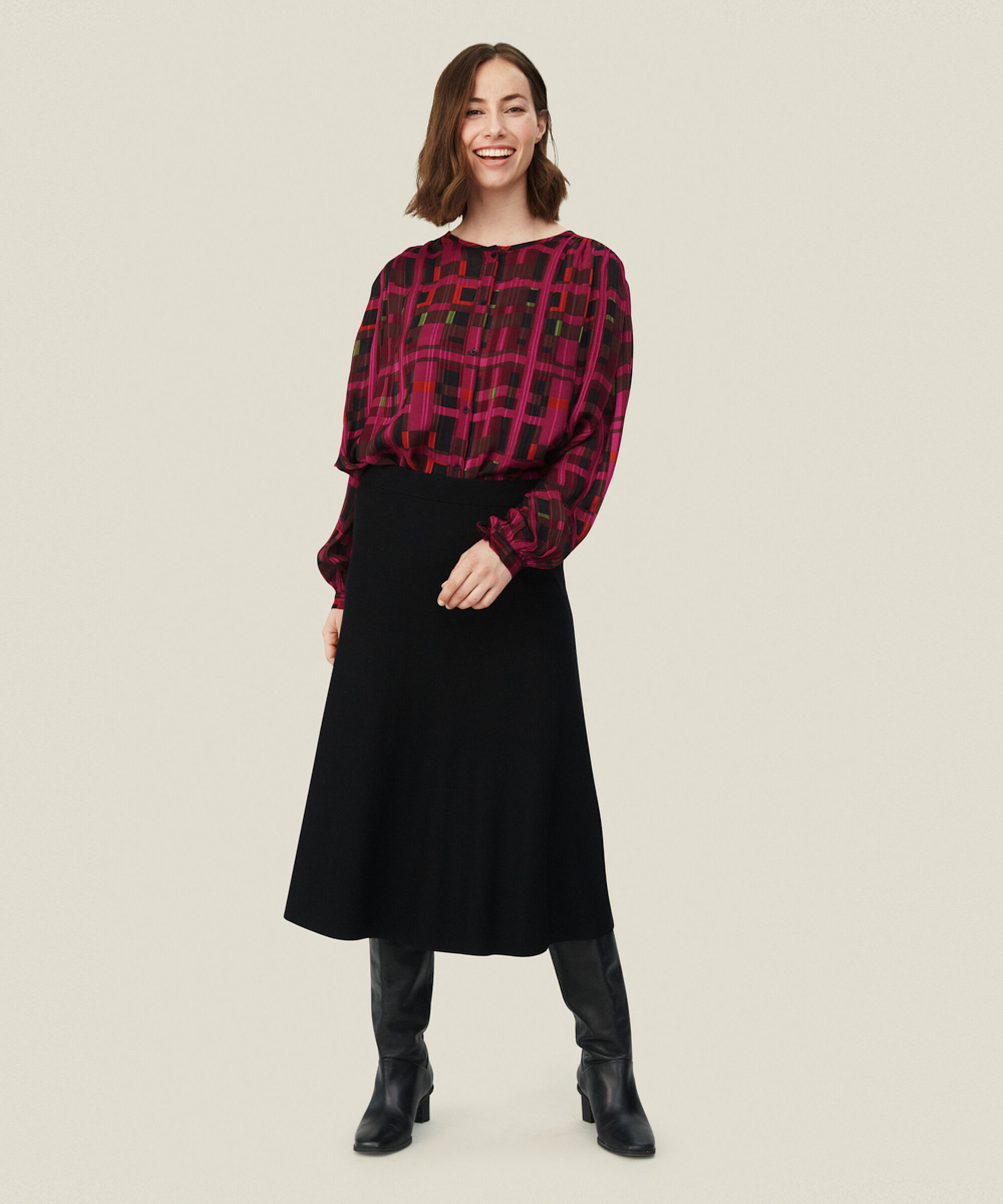 IRUSKA HEMDBLUSE, Sangria