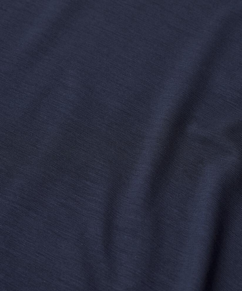 Rollkragenbluse Aus Weichem Jersey, Navy Blazer