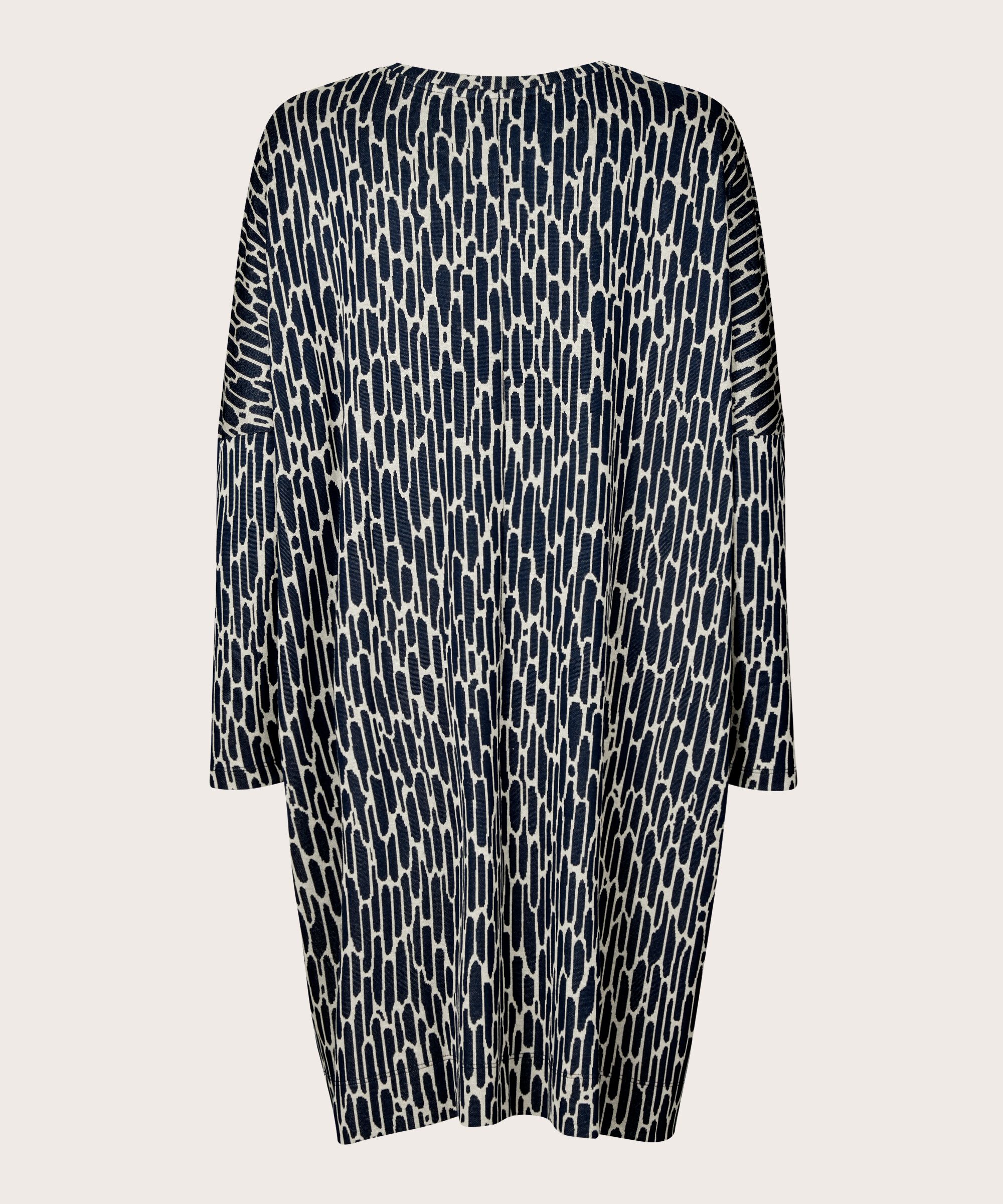 Jersey-Tunika mit langen Ärmeln, Maritime Blue