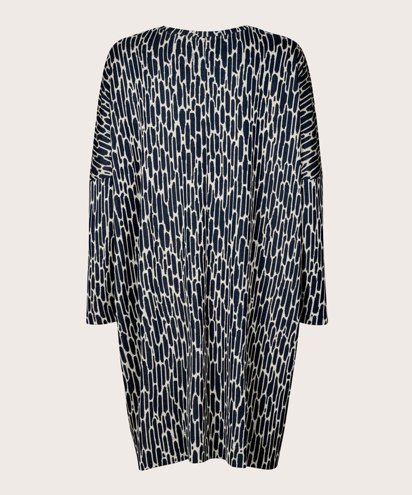 Jersey-Tunika mit langen Ärmeln, Maritime Blue