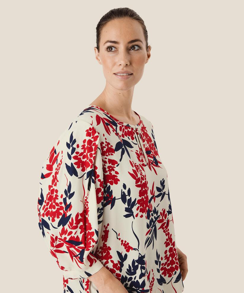 Ducilla Bluse, Whitecap