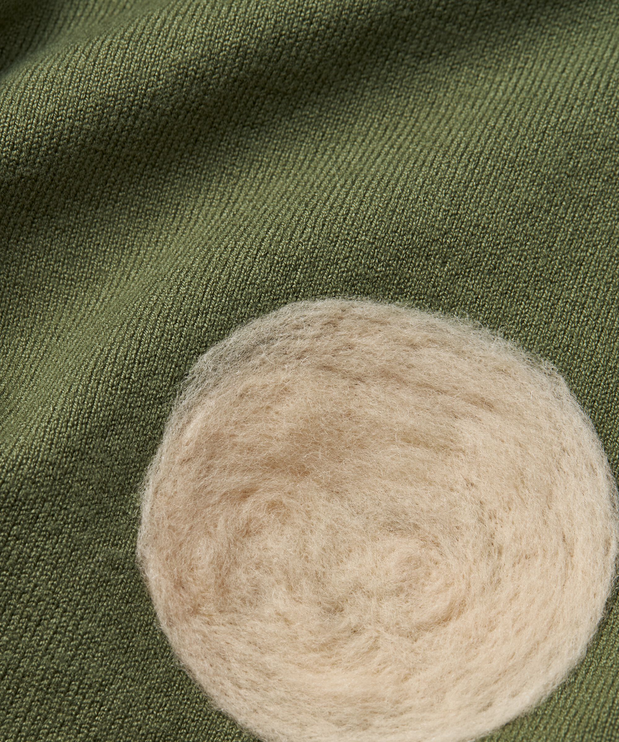 Feinstrick-Cardigan mit eingewebten Punkten, Loden Green