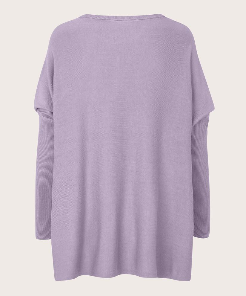 Oversize-pullover Mit Schmalen Ärmeln, Wisteria