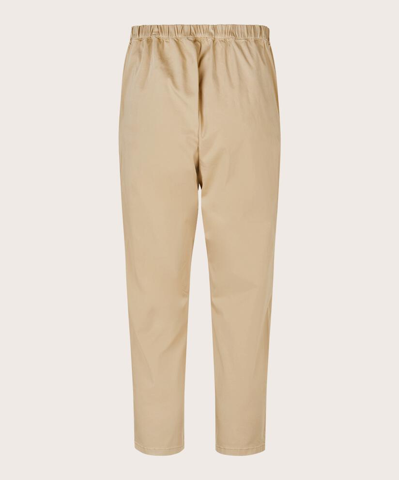 Knöchellange Hose Aus Baumwollstretch, Safari