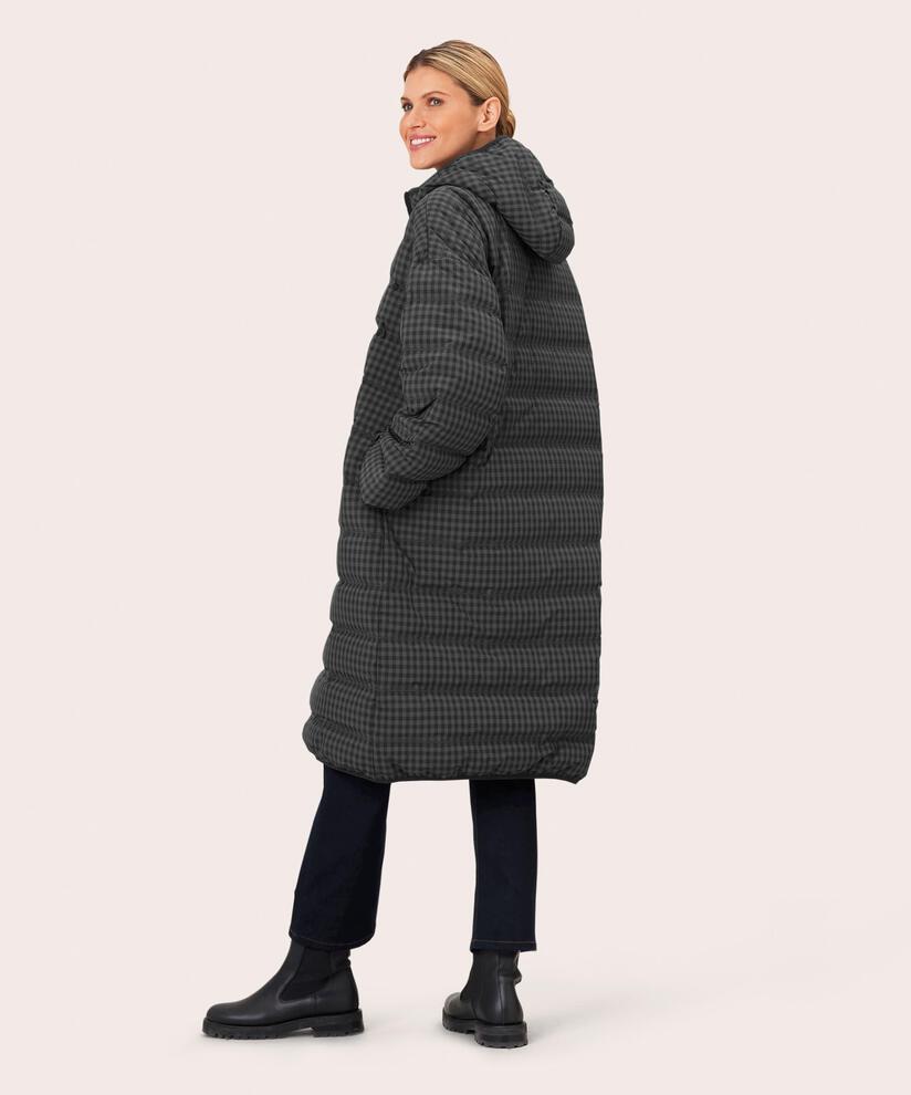 Tika Daunenmantel, Volcanic/Blk