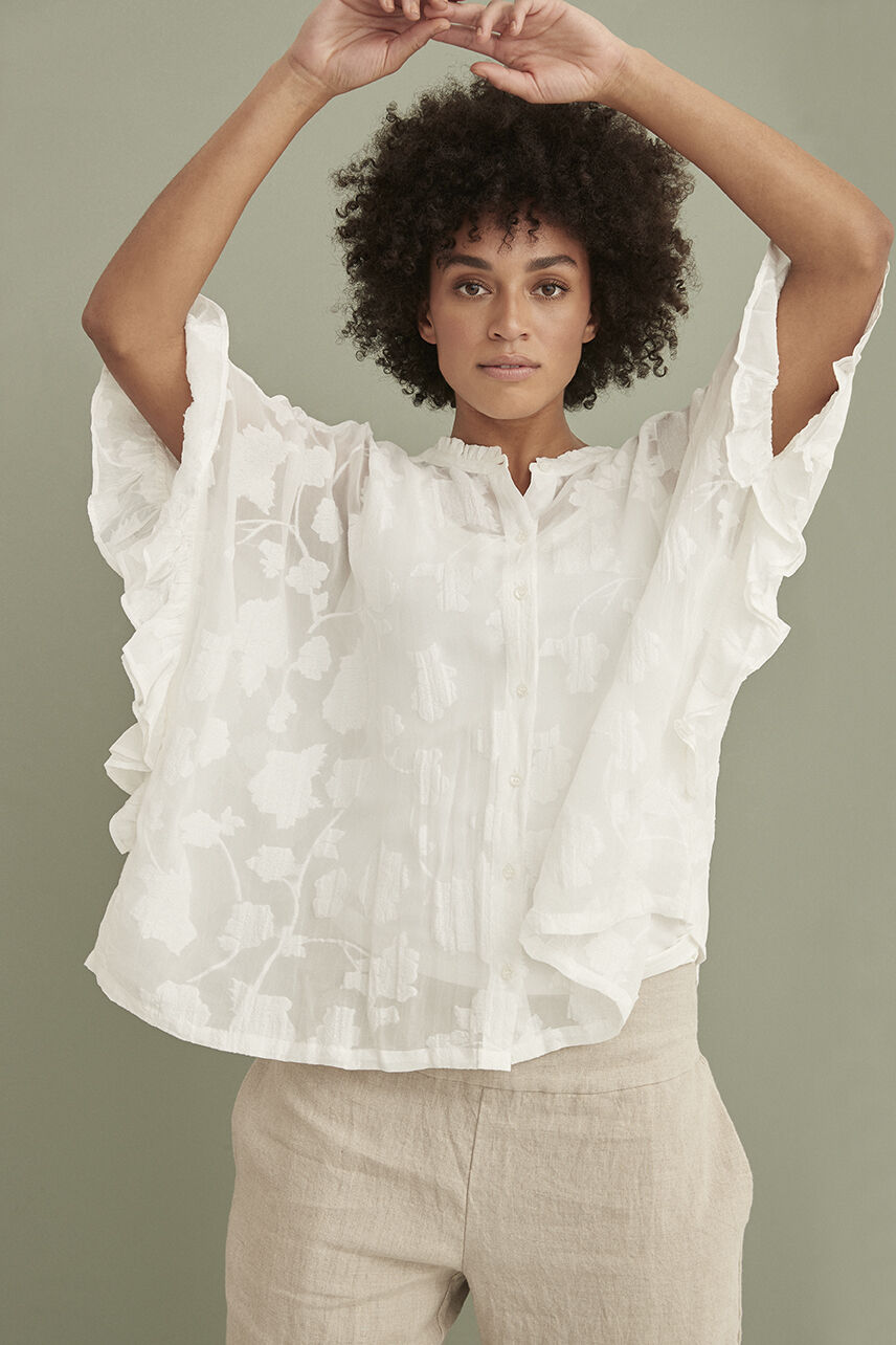 IOYA HEMDBLUSE, Cream