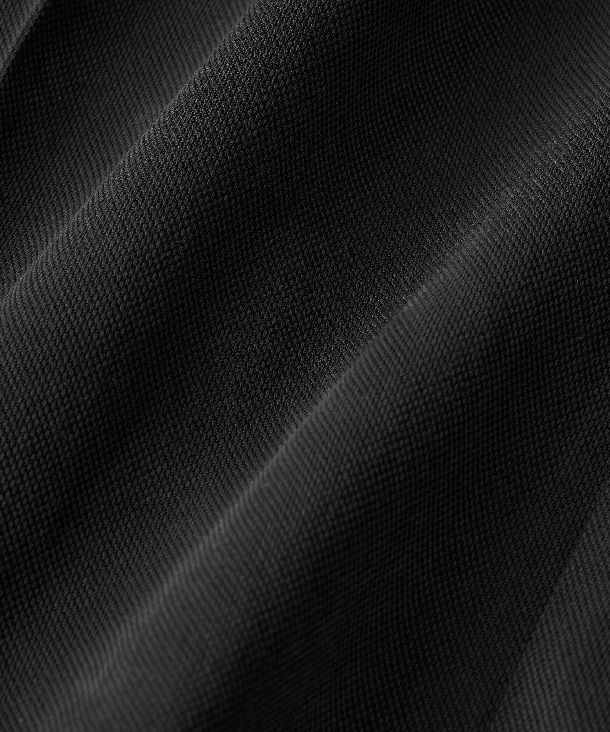 Jerseyhose mit weitem Bein und elastischem Bund, Black